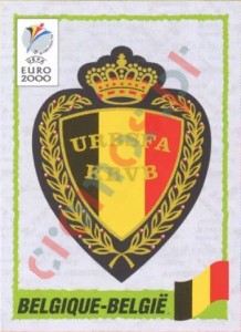 95 Emblem Belgium – UEFA Euro Belgium-Netherlands 2000 Panini