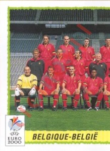 96 Team Belgium
1 – UEFA Euro Belgium-Netherlands 2000 Panini