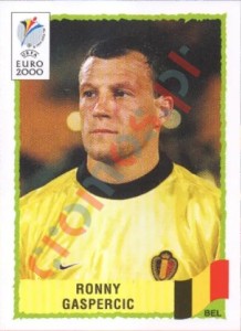 98 Ronny Gaspercic – UEFA Euro Belgium-Netherlands 2000 Panini