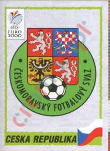 294 Emblem Czech republic – UEFA Euro Belgium-Netherlands 2000 Panini