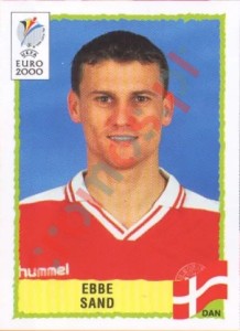 334 Ebbe Sand – UEFA Euro Belgium-Netherlands 2000 Panini