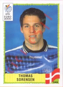 335 Thomas Sorensen – UEFA Euro Belgium-Netherlands 2000 Panini