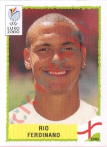 79 Rio Ferdinand – UEFA Euro Belgium-Netherlands 2000 Panini
