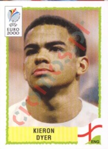 83 Kieron Dyer – UEFA Euro Belgium-Netherlands 2000 Panini