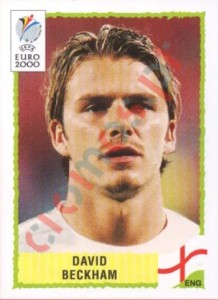 85 David Beckham – UEFA Euro Belgium-Netherlands 2000 Panini