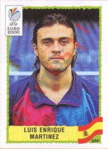 201 Luis Enrique Martinez – UEFA Euro Belgium-Netherlands 2000 Panini