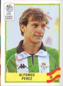 205 Alfonso Perez – UEFA Euro Belgium-Netherlands 2000 Panini