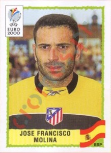 209 Jose Francisco Molina – UEFA Euro Belgium-Netherlands 2000 Panini