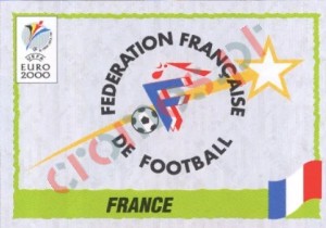 336 Emblem France – UEFA Euro Belgium-Netherlands 2000 Panini