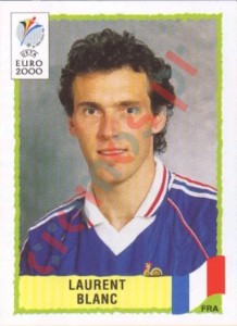 341 Laurent Blanc – UEFA Euro Belgium-Netherlands 2000 Panini