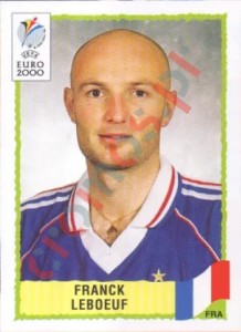 342 Frank Leboeuf – UEFA Euro Belgium-Netherlands 2000 Panini