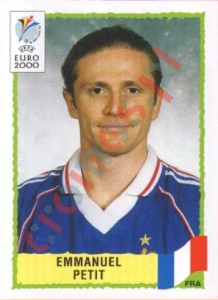 348 Emmanuel Petit – UEFA Euro Belgium-Netherlands 2000 Panini