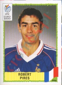349 Robert Pires – UEFA Euro Belgium-Netherlands 2000 Panini
