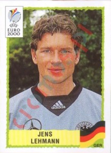 25 Jens Lehmann – UEFA Euro Belgium-Netherlands 2000 Panini