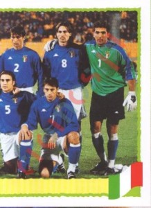 166 Team Italy
2 – UEFA Euro Belgium-Netherlands 2000 Panini