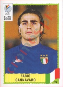 169 Fabio Cannavaro – UEFA Euro Belgium-Netherlands 2000 Panini