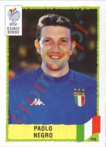 172 Paolo Negro – UEFA Euro Belgium-Netherlands 2000 Panini