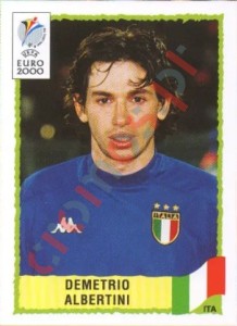 175 Demetrio Albertini – UEFA Euro Belgium-Netherlands 2000 Panini