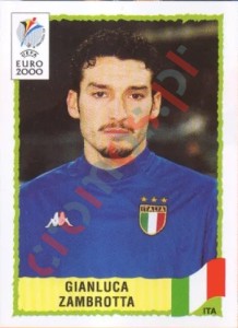 178 Gianluca Zambrotta – UEFA Euro Belgium-Netherlands 2000 Panini