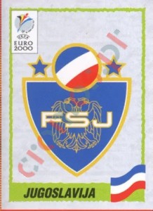 210 Emblem Yugoslavia – UEFA Euro Belgium-Netherlands 2000 Panini