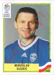 214 Miroslav Djukic – UEFA Euro Belgium-Netherlands 2000 Panini