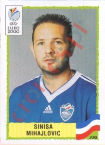 216 Sinisa Mihajlovic – UEFA Euro Belgium-Netherlands 2000 Panini