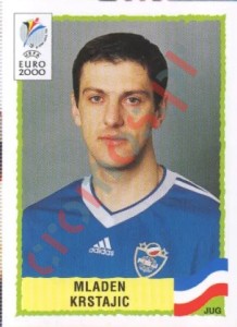 217 Mladen Krstajic – UEFA Euro Belgium-Netherlands 2000 Panini