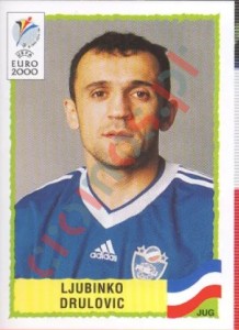 226 Ljubinko Drulovic – UEFA Euro Belgium-Netherlands 2000 Panini