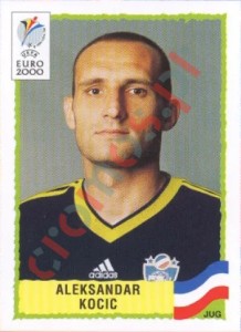232 Aleksandar Kocic – UEFA Euro Belgium-Netherlands 2000 Panini