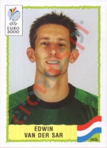 274 Edwin van der Sar – UEFA Euro Belgium-Netherlands 2000 Panini