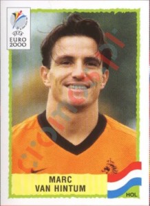279 Marc Van Hintum – UEFA Euro Belgium-Netherlands 2000 Panini