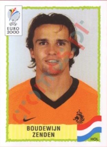 286 Boudewijn Zenden – UEFA Euro Belgium-Netherlands 2000 Panini
