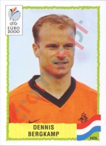 287 Dennis Bergkamp – UEFA Euro Belgium-Netherlands 2000 Panini