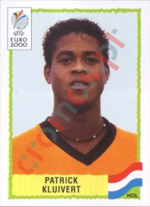 288 Patrick Kluivert – UEFA Euro Belgium-Netherlands 2000 Panini