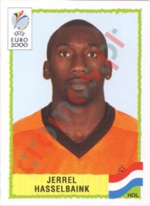 290 Jerrel Hasselbaink – UEFA Euro Belgium-Netherlands 2000 Panini