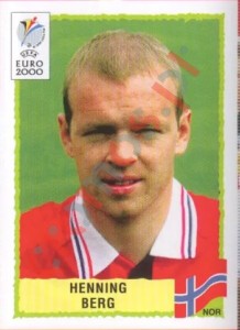 237 Henning Berg – UEFA Euro Belgium-Netherlands 2000 Panini