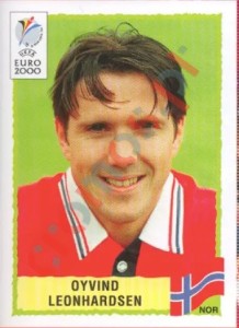 241 Oyvind Leonhardsen – UEFA Euro Belgium-Netherlands 2000 Panini