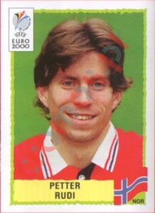 244 Petter Rudi – UEFA Euro Belgium-Netherlands 2000 Panini
