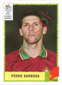 61 Pedro Barbosa – UEFA Euro Belgium-Netherlands 2000 Panini