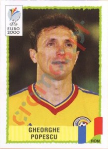 32 Gheorghe Popescu – UEFA Euro Belgium-Netherlands 2000 Panini