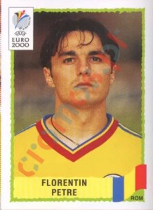 38 Florentin Petre – UEFA Euro Belgium-Netherlands 2000 Panini