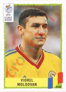 44 Viorel Moldovan – UEFA Euro Belgium-Netherlands 2000 Panini