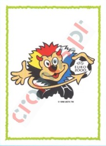 2 Official Mascot – UEFA Euro Belgium-Netherlands 2000 Panini