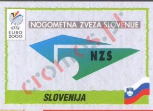 252 Emblem Slovenia – UEFA Euro Belgium-Netherlands 2000 Panini