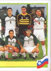 254 Team Slovenia
2 – UEFA Euro Belgium-Netherlands 2000 Panini