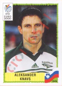 257 Aleksander Knavs – UEFA Euro Belgium-Netherlands 2000 Panini