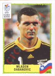270 Mladen Dabanovic – UEFA Euro Belgium-Netherlands 2000 Panini