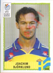 123 Joachim Bjorklund – UEFA Euro Belgium-Netherlands 2000 Panini