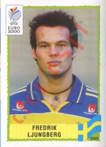 130 Fredrik Ljungberg – UEFA Euro Belgium-Netherlands 2000 Panini