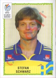 133 Stefan Schwarz – UEFA Euro Belgium-Netherlands 2000 Panini